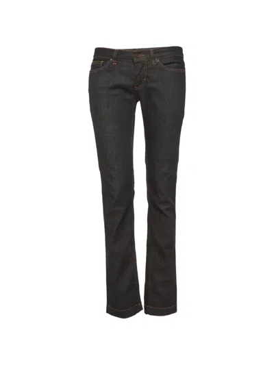 Pre-owned Dolce & Gabbana Belt-loops Jeans In Blue