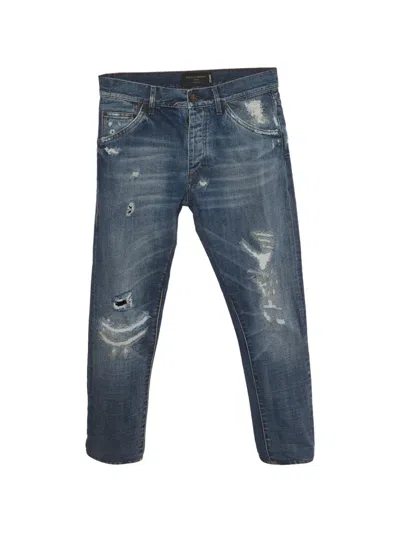 Pre-owned Dolce & Gabbana Belt-loops Jeans In Blue
