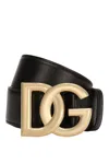 Dolce & Gabbana Patent Leather Belt With Dg Logo
