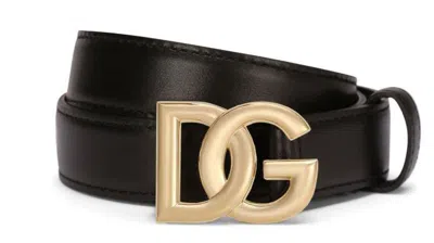 Dolce & Gabbana Belts In Black