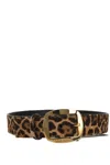 Dolce & Gabbana Belts In Animal Print
