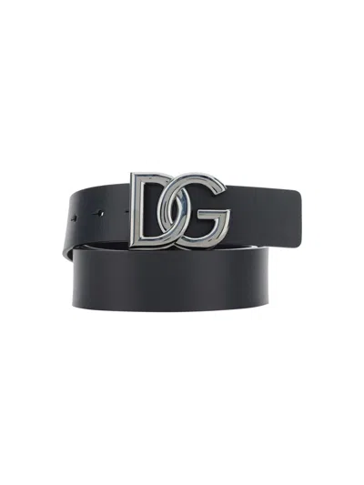 Dolce & Gabbana Belts E Braces In Nero/ultr.black