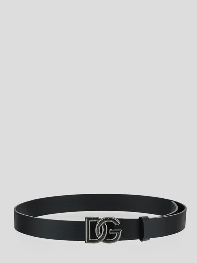 Dolce & Gabbana Belts In Nerorutenio