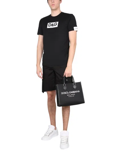 Dolce & Gabbana Bermuda Cargo In Black