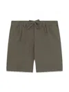 Dolce & Gabbana Drawstring-waist Cotton Shorts In Green
