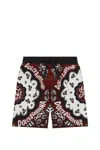 Dolce & Gabbana Bandana-print Shorts In Multicolor