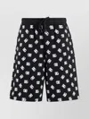 Dolce & Gabbana Dg Logo Print Cotton Shorts