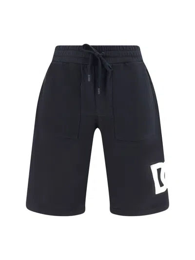 Dolce & Gabbana Bermuda Shorts In Nero