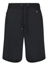 Dolce & Gabbana Dolce&gabbana Men Logo Plaque Jogging Bermuda In Black
