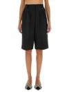 Dolce & Gabbana Tailored Knee-length Wool Trousers In Black