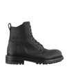 Dolce & Gabbana Logo-plaque Ankle Boots In Black