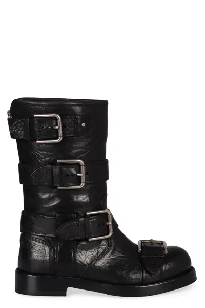 DOLCE & GABBANA DOLCE & GABBANA BERNINI BIKER BOOT