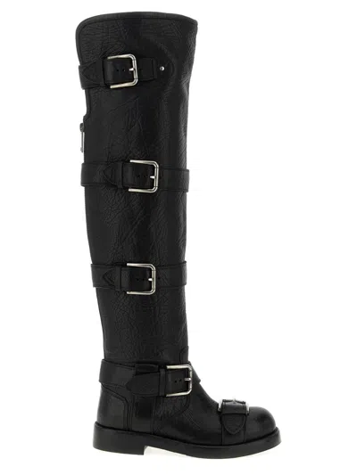 DOLCE & GABBANA DOLCE & GABBANA 'BERNINI' BIKER BOOTS