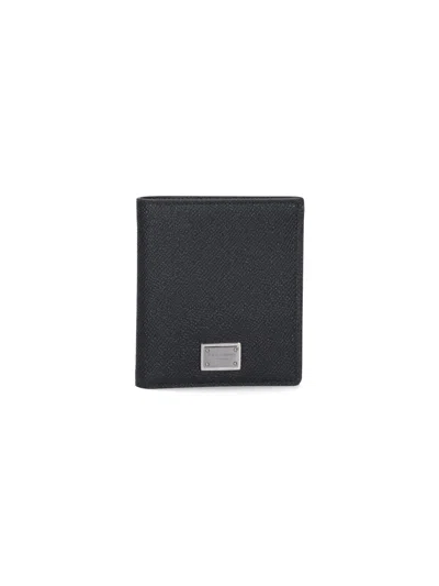Dolce & Gabbana Bi-fold Logo Card Holder In Black