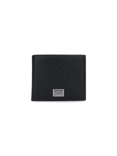 Dolce & Gabbana Bi-fold Wallet Dauphine In Black