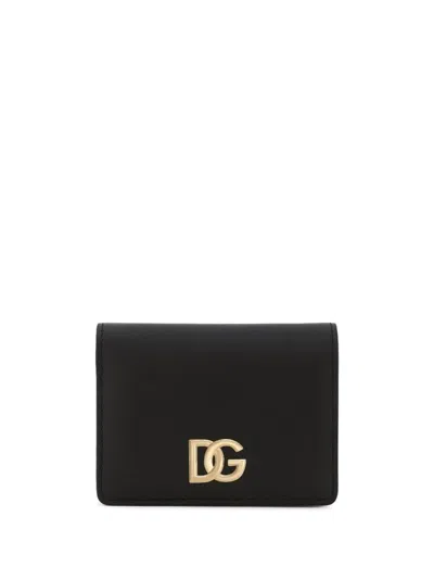 DOLCE & GABBANA DOLCE & GABBANA BI-FOLD WALLET WITH LOGO PLAQUE