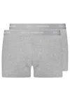Dolce & Gabbana Pack Of 2 Stretch Jersey Midi Briefs In Gray