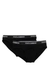 DOLCE & GABBANA BI-PACK LOGO BRIEFS