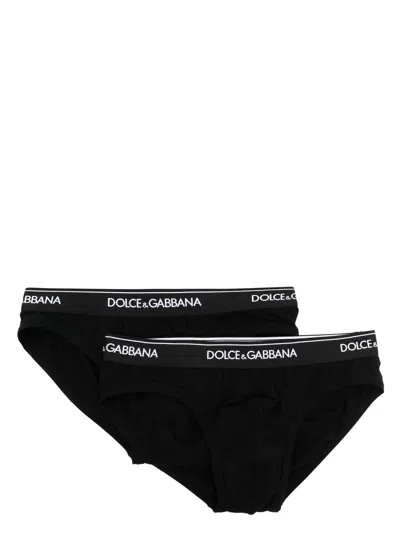 DOLCE & GABBANA DOLCE & GABBANA BI-PACK MEDIUM STRETCH COTTON BRIEFS