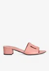 Dolce & Gabbana 40mm Bianca Sandals In Pink