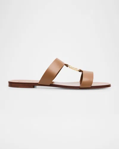 Dolce & Gabbana Bianca Logo Slide Sandals
