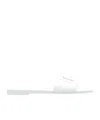 Dolce & Gabbana Black Flats With Cut-out Band And Dg Logo In White