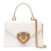Dolce & Gabbana Dolce&gabbana Women Small Devotion Handbag In Bianco