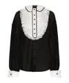 Dolce & Gabbana Long Sleeve Shirt In Black