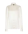 Dolce & Gabbana Kim Dolcegabbana Long-sleeved Shirt In White