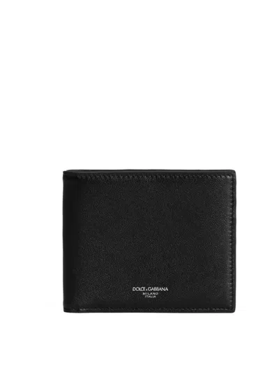 Dolce & Gabbana Bifold Wallet Nero In Black