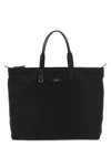 Dolce & Gabbana Structured Tote Bag With Metal Hardware And Top Handles In Black