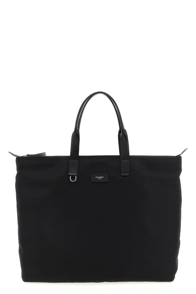 DOLCE & GABBANA BIG LOGO PATCH SHOPPING BAG