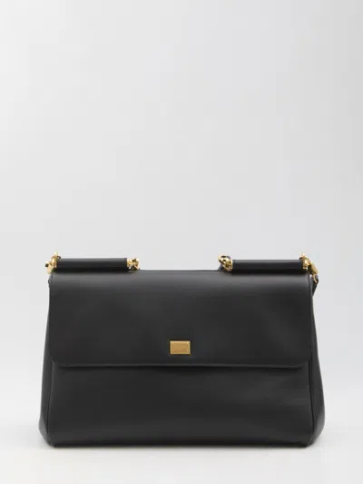 Dolce & Gabbana Big My Sicily Bag In Black