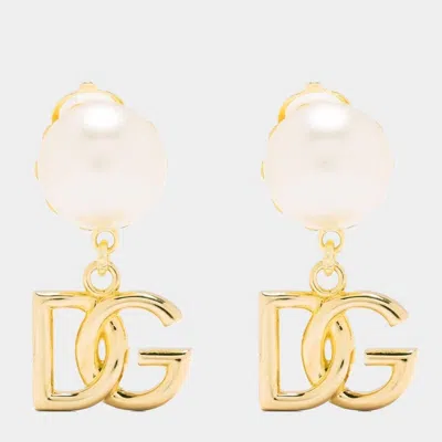 DOLCE & GABBANA DOLCE & GABBANA GOLD METAL EARRINGS