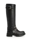 Dolce & Gabbana Buckle Lug Mid-calf Round Toe Boots