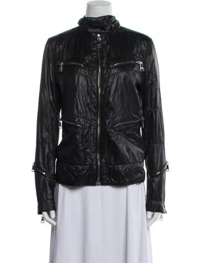 Pre-owned Dolce & Gabbana Biker Jacket In Black