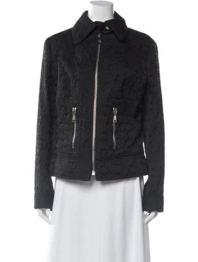 Pre-owned Dolce & Gabbana Biker Jacket In Black