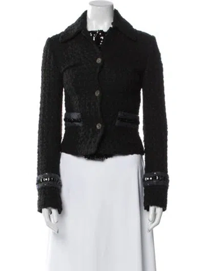 Pre-owned Dolce & Gabbana Biker Jacket In Black