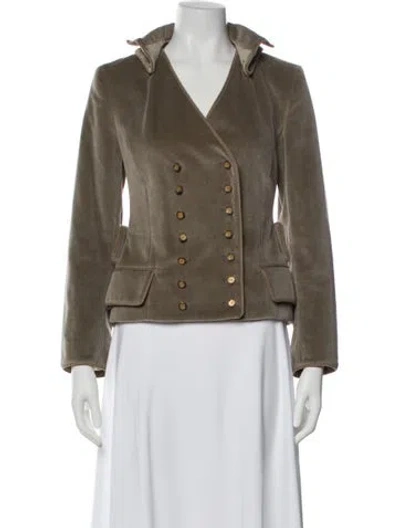 Pre-owned Dolce & Gabbana Biker Jacket In Neutral