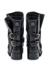 Dolce & Gabbana Biker Mini Boots In Black