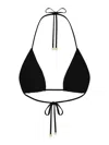 Dolce & Gabbana Triangle-cup Bikini Top In Black