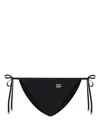 Dolce & Gabbana Logo-plaque Side-tie Bikini Bottom