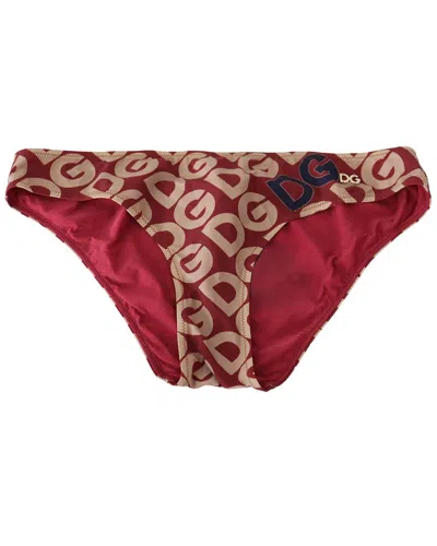 Dolce & Gabbana Bikini Bottom In Red