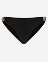 Dolce & Gabbana Bikini Bottoms With Dg Logo In Black
