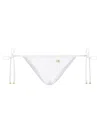 Dolce & Gabbana Logo-plaque Side-tie Bikini Bottom In White