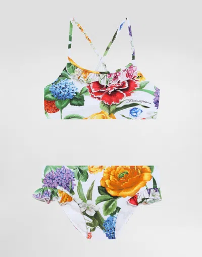 Dolce & Gabbana Bikini With Floral Print