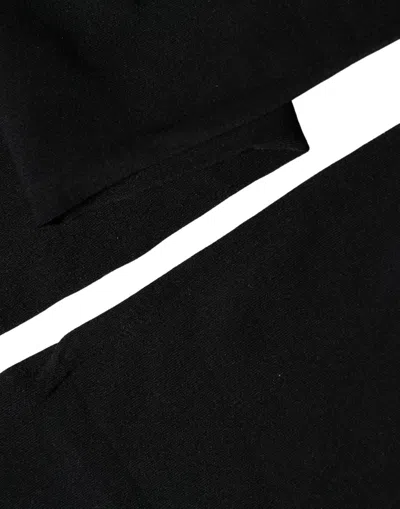 Dolce & Gabbana Black 100% Nylon Thigh High Stockings Socks