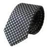 Dolce & Gabbana Black 100% Silk Patterned Adjustable Men Men's Tie In Black