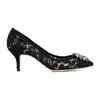 Dolce & Gabbana Women's Lace Pumps In Black