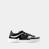 Dolce & Gabbana Portofino Light Low-top Mesh And Leather Sneakers In Black